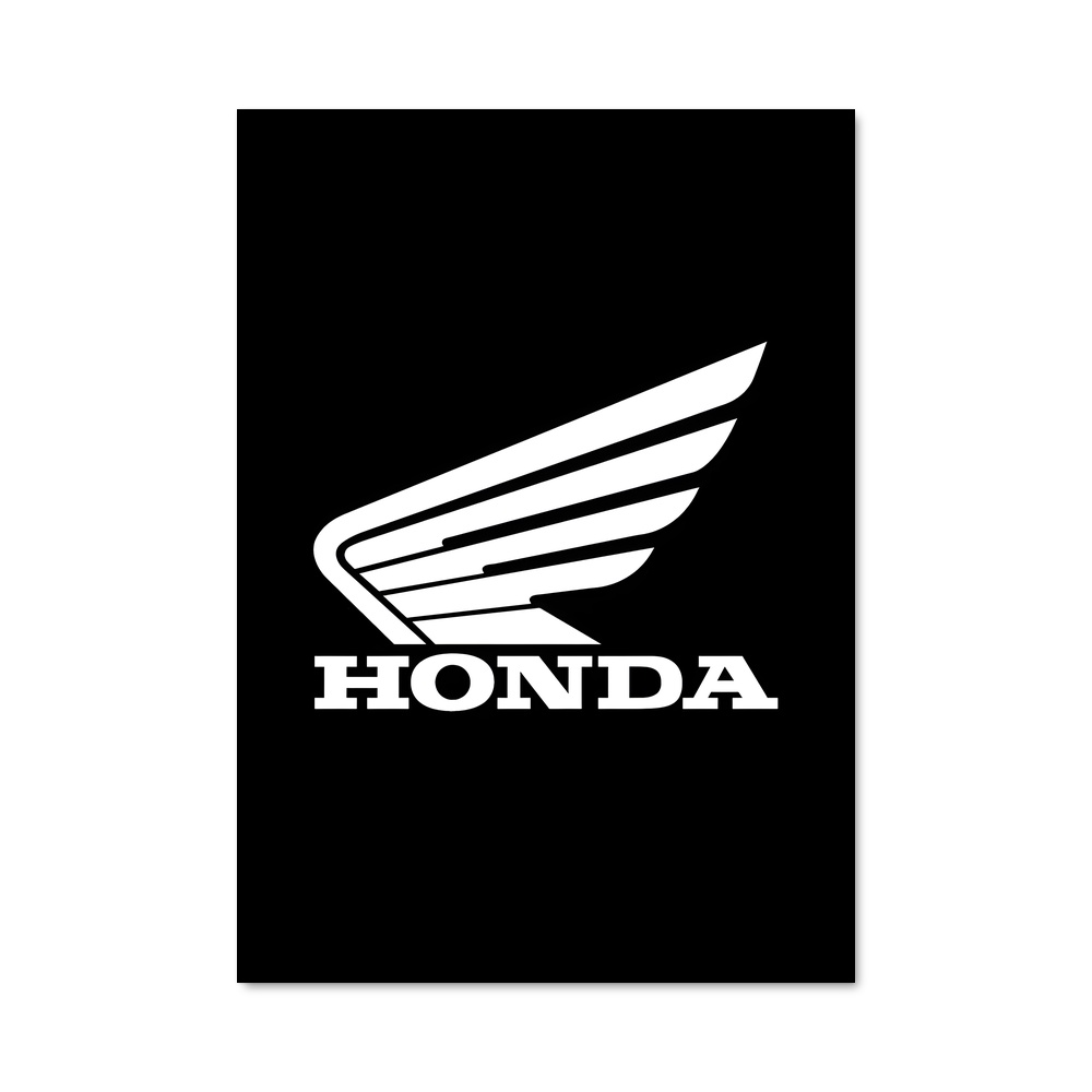 Poster moto emblématique Honda